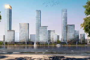 Стекло с серебряным напылением применят для отделки ЖК в районе Левобережный