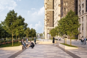 Фонтан с каскадом до 5 м высотой украсит пешеходный бульвар в Останкинском районе