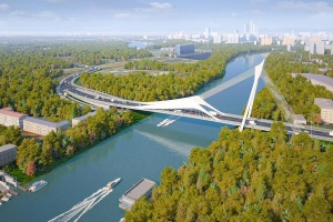 Собянин: «мост-парус» через Москву-реку возведут на западе столицы