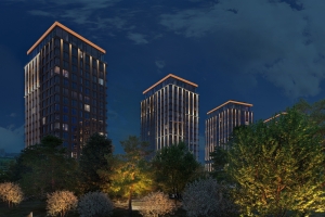 Жилой комплекс на Лужнецкой набережной украсит янтарная подсветка