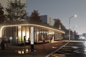 Завершается благоустройство территории около станции метро «Вавиловская»