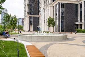 Прогулочный бульвар с фонтаном появился в Останкинском районе