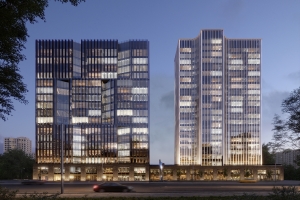 Подсветка с концентрированной оптикой украсит бизнес-центр у метро «Римская»