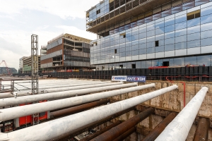 Монолит станции метро «Рублёво-Архангельское» готов почти наполовину