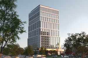 В основу архконцепции бизнес-центра в районе Солнцево заложен образ утеса