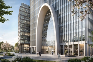 Бизнес-центр с выразительными арками появится в Мнёвниковской пойме