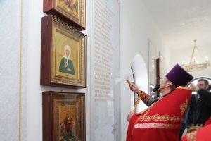 Галерея Славы с именами военкоров создана в строящемся храме в районе Марьино