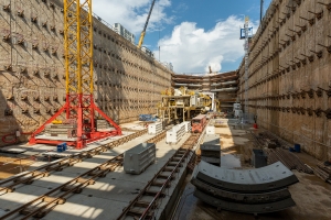 Началось устройство монолитных конструкций станции метро «Липовая Роща»