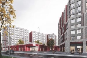 Жилой комплекс в красно-серой гамме появится в Даниловском районе