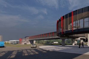 Надземный переход возведут у метро «Корниловская» в ходе благоустройства