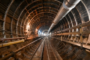 Собянин: станция метро «Достоевская» Кольцевой линии готова на 35%