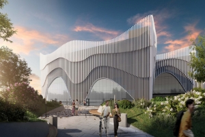 Торговый центр с волнообразным фасадом появится в районе Косино-Ухтомский