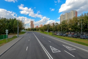 Модернизация дорог вблизи станции метро «Лесопарковая» Бутовской линии метро