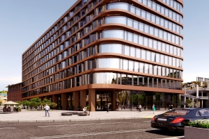 Началось строительство наземного уровня делового центра в районе Хамовники