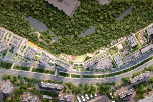 Прогулочную зону создадут на берегу реки Очаковки