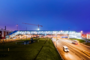 Сергей Собянин: надземный переход построили у станции метро «Корниловская»