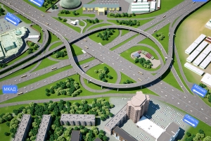 Развязку на 41 км Ленинградского шоссе планируется построить к середине года - Хуснуллин