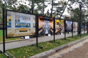 Хуснуллин: на Тверском бульваре открыта фотовыставка о строительстве метро