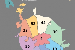 Статистика обращений на "горячую линию" по строительным недоделкам