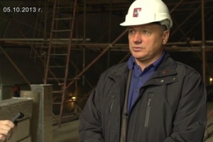 О ходе строительства станции метро "Лесопарковая". М. Хуснуллин