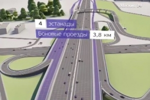 Как пройдет реконструкция развязки МКАД с Профсоюзной улицей