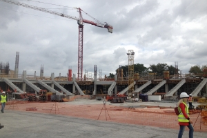 Строительство трибун стадиона «Динамо» завершится к концу года