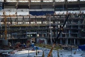 В столице продолжается реконструкция Лужников