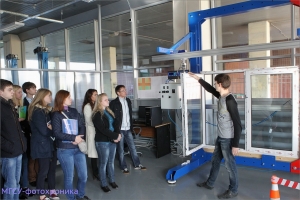 Посещение Московского государственного строительного университета. С. Собянин, М. Хуснуллин, А. Волков