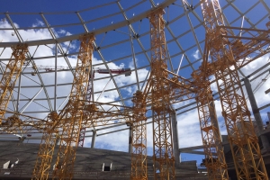 Стадион «Динамо» оформят в цветовой гамме команды - архитектор