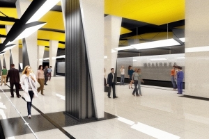 Строительство станции метро «Шелепиха»