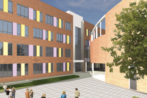 Школа с разноцветными окнами появится на месте снесенных пятиэтажек в ЮЗАО