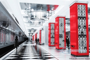 На стройплощадке станции метро "Рассказовка" провели экскурсию