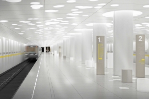 Началась отделка станций метро «Солнцево» и «Новопеределкино»