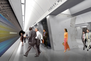 Станцию метро «Нижняя Масловка» стилизуют под тоннель подземки