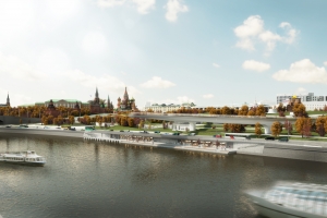 Смотровая площадка «парящего» моста в Зарядье выдержит до 4 тысяч человек - Хуснуллин