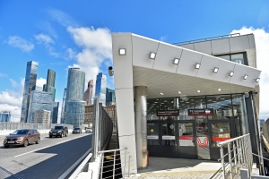 Новый вестибюль станции МЦК «Кутузовская» - в фотоленте на stroi.mos.ru