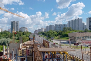 Строительство станции метро «Мичуринский проспект» вышло на финишную прямую