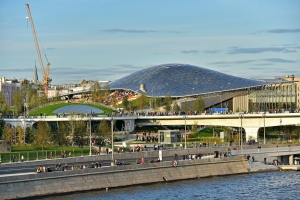 Строители рассказали, как возводили парк «Зарядье»