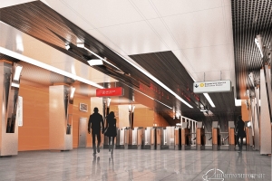 Станция метро «Боровское шоссе» оделась в гранит