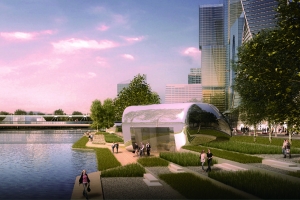 Жюри международного конкурса на развитие прибрежных территорий Москвы-реки