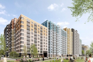 Два жилых дома с детским садом построили на западе Москвы