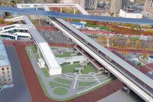 Вестибюль станции метро «Окружная» станет светящейся галереей