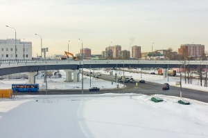 В Щербинке открыли новую эстакаду через Варшавское шоссе