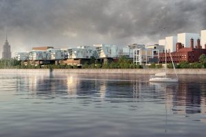 На Бадаевском заводе могут появиться «парящие» дома на колоннах