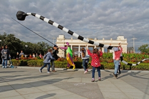 Боковые крылья главного входа Парка Горького отреставрировали