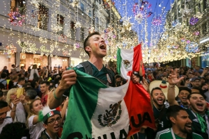 Фото мексиканских болельщиков стало лучшим в конкурсе «Планета Москва»