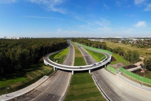 Собянин открыл новую трассу от Киевского до Калужского шоссе