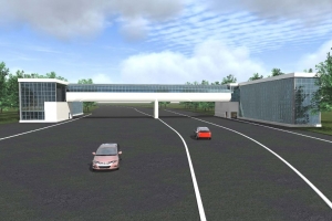 Надземный переход возведут на Калужском шоссе в поселке Ватутинки