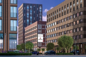 С фасадов двух новостроек на ЗИЛе сняли строительные леса