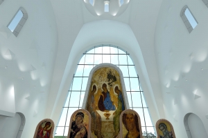 Храм со стеклянной стеной и видом на Сетунь появится в Можайском районе